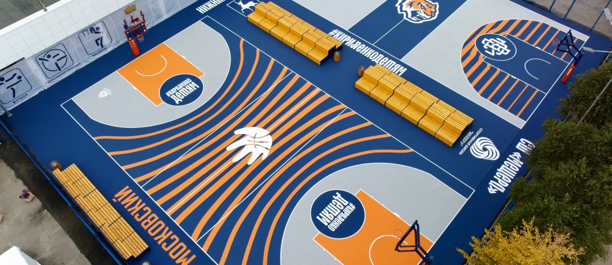 Легендарная баскетбольная площадка обрела новую жизнь!