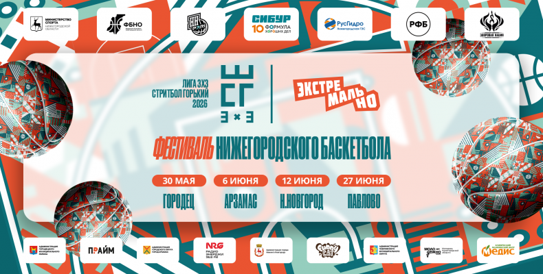 Лига «Стритбол Горький» — стартуем 30 мая!